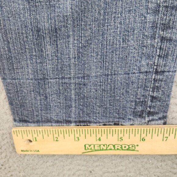 Kut from the Kloth Blue Jeans Cropped Low Rise Straight Leg Denim Size 8 Pants - Picture 5 of 10
